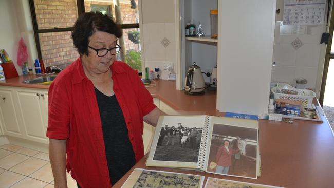 Toowoomba trainer Lyn Baskett remembering her winning day as a jockey at Charleville in 1974. Picture: Glen McCullough