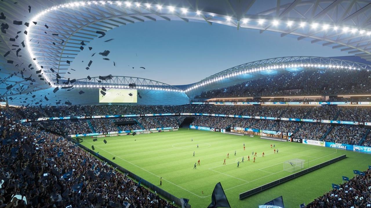 An artist's impression of the new Allianz Stadium.