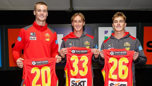 Gold Coast looks to have struck gold with its 2023 draft crop. Picture: Getty Images