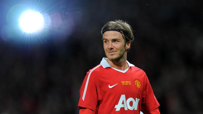 Former Manchester United player David Beckham.