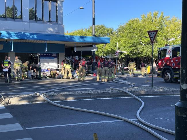 Suspicious fire breaks out in Hargreaves Mall, Bendigo.