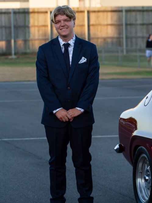 Mitchell Wogandt at the 2023 Bundaberg State High School Formal.