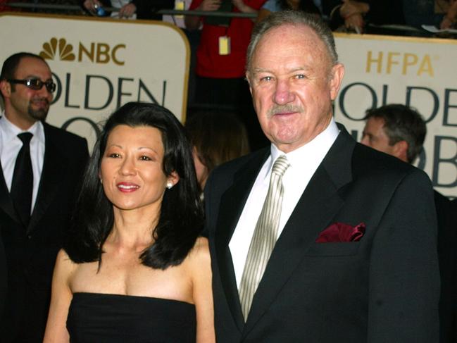 Gene Hackman and wife Betsy Arakawa, pictured here at the 60th Annual Golden Globe Awards, have died. Picture: WireImage