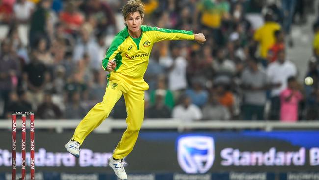 Australia's Adam Zampa may not be coming to a free-to-air TV screen some time soon.