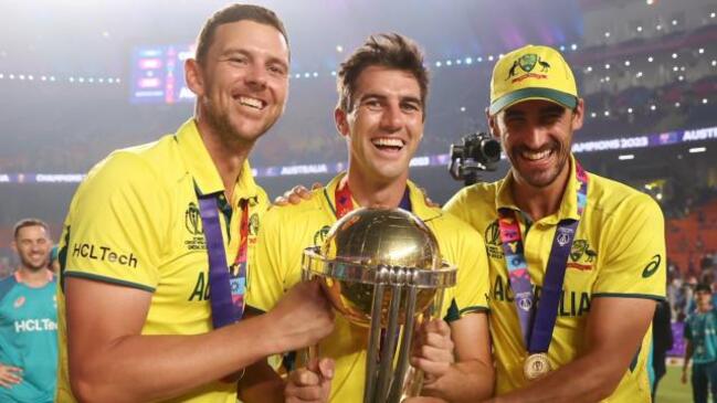 Where does Aussie trio rank as all-time bowling attack?