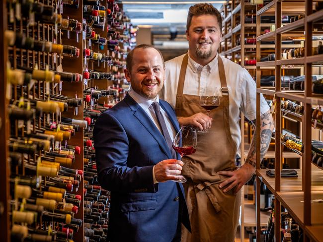 Circl Wine House is a swish new restaurant by Xavier Vigier and executive chef Elias Salomonsson. Picture: Jake Nowakowski