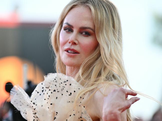 Nicole Kidman attends the red carpet of the movie ‘Babygirl’ at the 81st Venice Film Festival. Picture: Alberto PIZZOLI / AFP