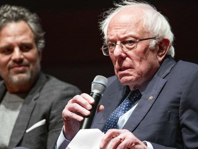 Democratic presidential candidate Bernie Sanders. Picture: Samuel Corum/Getty/AFP