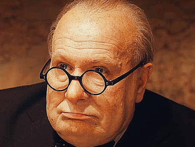 Gary Oldman as Churchill in Darkest Hour. Picture: Supplied