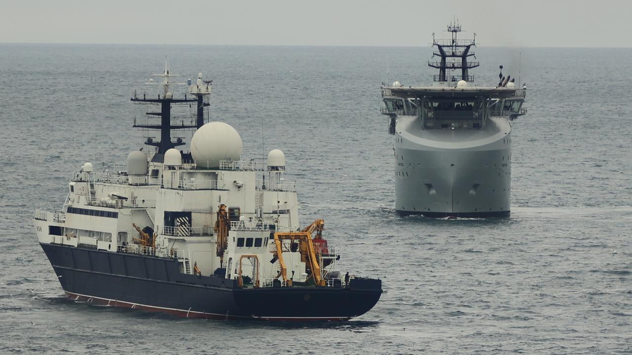 ‘We see you, Vlad’: British navy warns Russia over spy ship