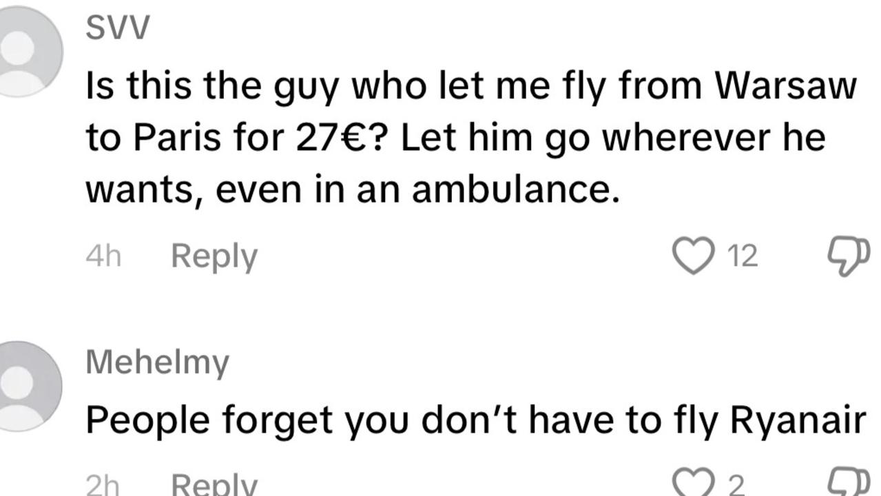 His personal taxi company has recently been brought back into the spotlight on social media, with many supporting him as Ryanair brings them a cheap way to travel. (Source: Tik Tok)