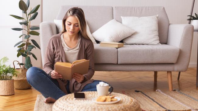 Women just want to read in peace with a coffee.