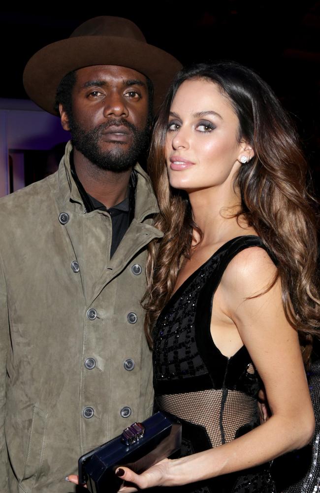 Gary Clarke Jr. and Nicole Trunfio attend Remy Martin Presents The Warner Music Block Party at Milk Studios on February 12, 2017 in Hollywood, California. Picture: Getty