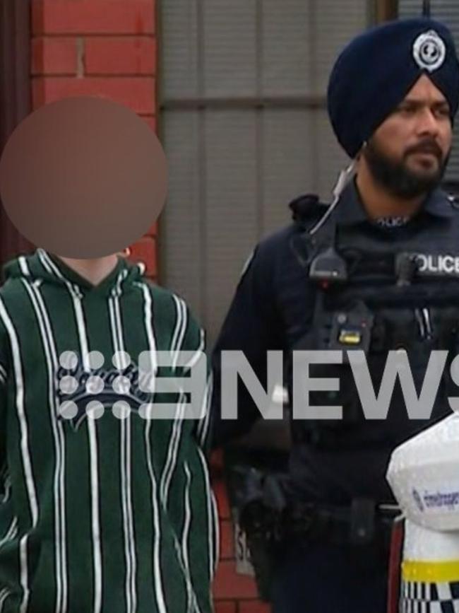 Police have arrested six youths following a disturbance outside Arndale Shopping Centre this afternoon. Picture: 9 News