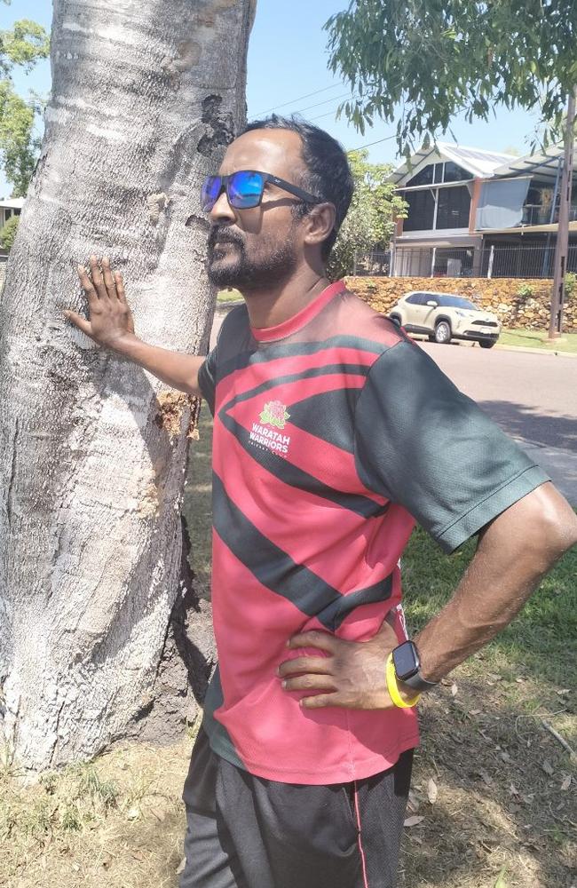 Madura Weerasinghe is the joint player-coach for Waratah in the 2024 Darwin and District Cricket Competition. Picture: Ian Butterworth