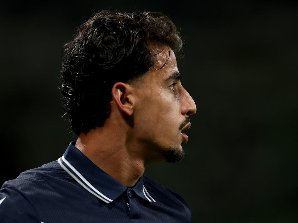 Daniel Arzani’s Melbourne Victory failed to score in the first leg. Picture:Jonathan DiMaggio/Getty Images