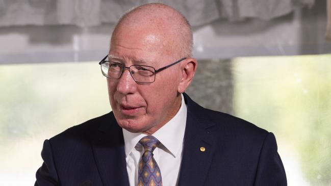 Governor-General David Hurley in Canberra on Monday. Picture: Martin Ollman