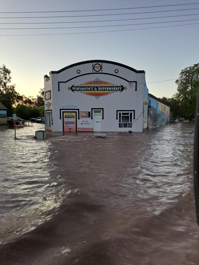 Eugowra has been inundated by floodwaters.