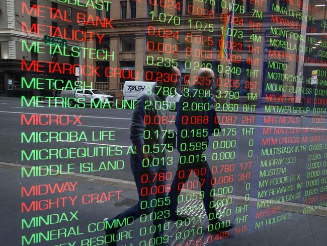 SYDNEY, AUSTRALIA -  Newswire Photos: JUNE 11 2024: A general view of the digital boards at the Australian Stock Exchange in the Sydney CBD ahead of the NSW Budget being handed down next week. Picture: NewsWire / Gaye Gerard