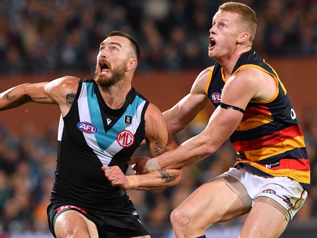 AFL 2021 Port Adelaide Power vs. Adelaide Crows, 49th Showdown, Adelaide Oval The Australian