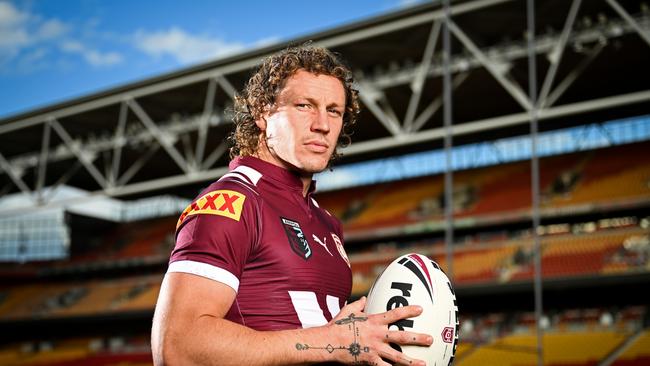Kurt Mann won’t play for the Bulldogs on Thursday after he was named 18th man for the Maroons. Picture: Bradley Kanaris/Getty Images
