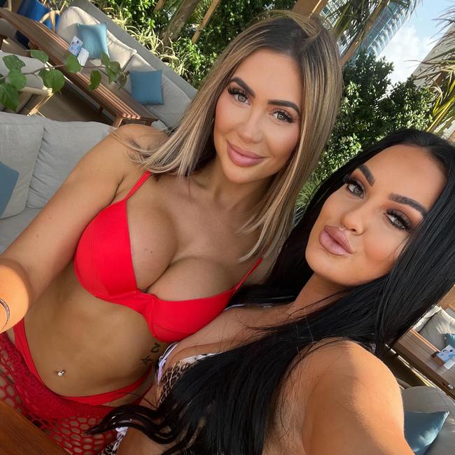 Reality star Chloe Ferry has been praised for sharing a series of ‘real’ and ‘unedited’ bikini-clad holiday photos. Picture: Instagram/chloegshore1