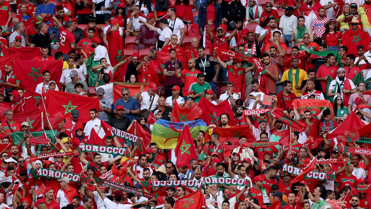 Moroccan fans came out in force. Photo by Lars Baron/Getty Images