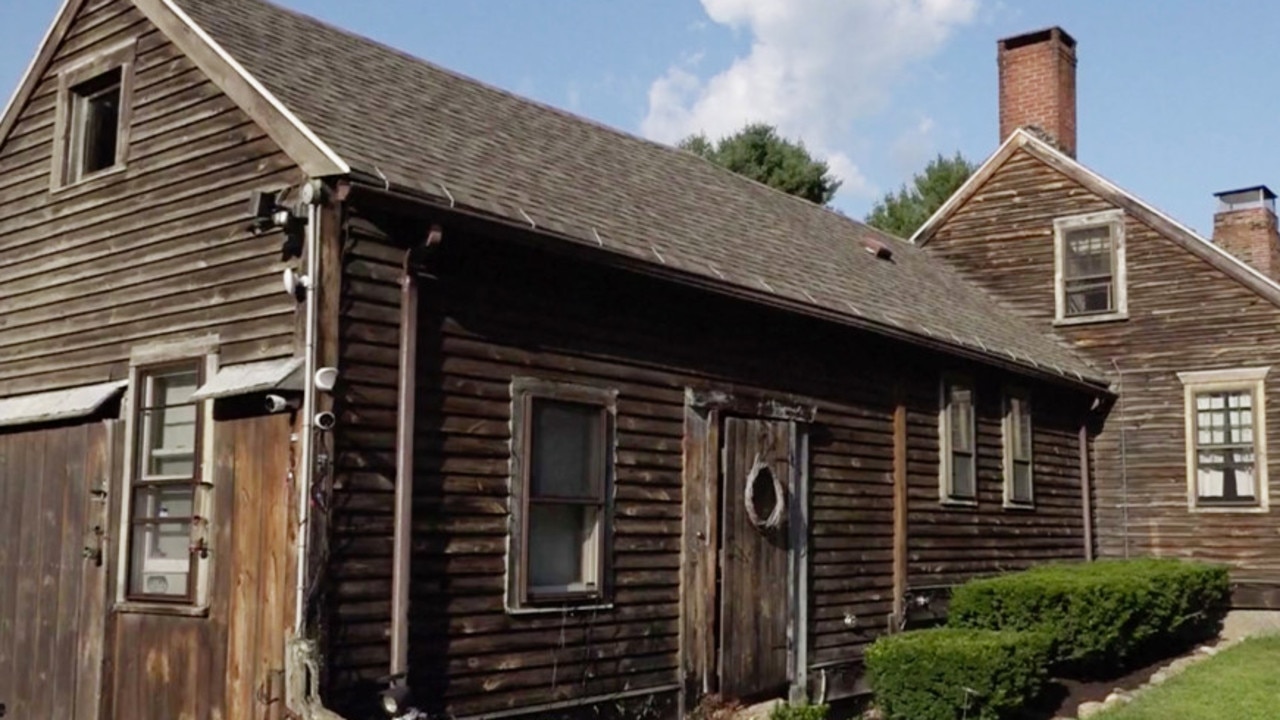 The Rhode Island house from ‘The Conjuring’ traded hands earlier this year, and new owners Cory and Jennifer Heinzen claim they’ve witnessed bizarre occurrences. Picture: WJAR