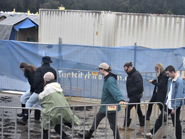 Several music festivals have been cancelled or postponed due to bad weather this year, while the ones that went ahead were a muddy mess. Picture: Tessa Flemming