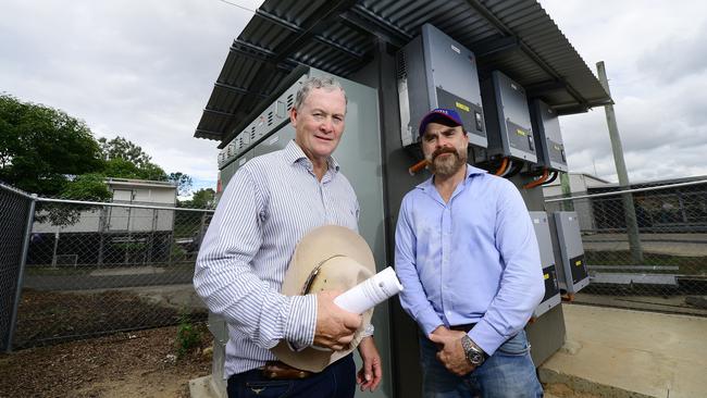 Churchill Abattoir managing director Barry Moule (left) is hoping to restart operations at the Ipswich facility. It closed in 2017.