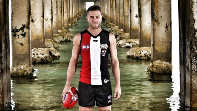 Former St Kilda footballer Sam Fisher is facing drug trafficking charges. Picture: Michael Klein.