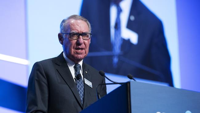 David Gonski ends a six and a half year term as ANZ chairman in October. Picture: AAP