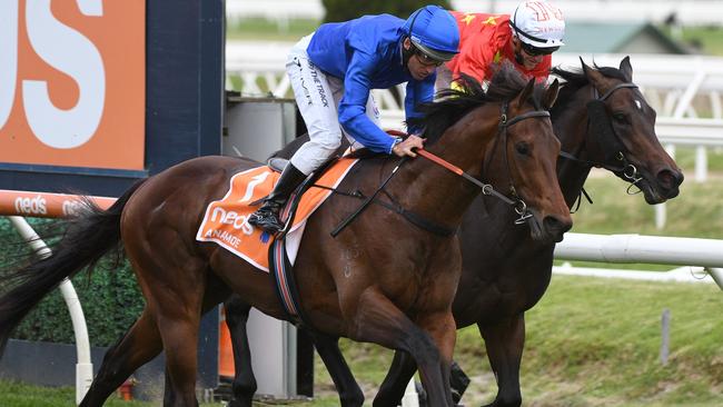 Star three-year-old Anamoe is Ron Dufficy’s pick in the W.S. Cox Plate. Picture: Getty Images