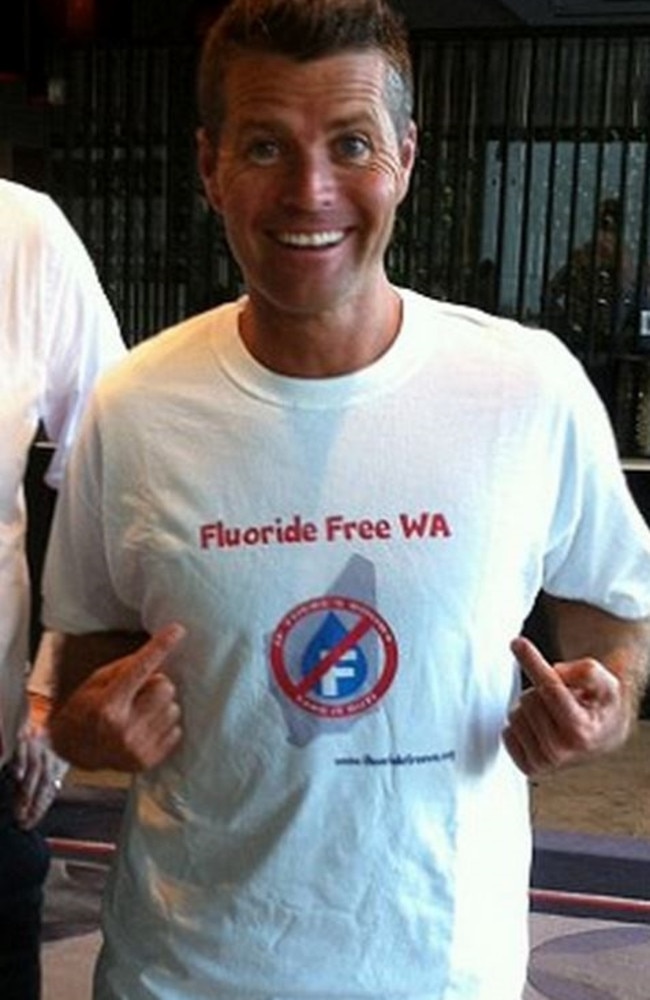 Pete Evans backed an anti-fluoride group in 2014. Source: Facebook