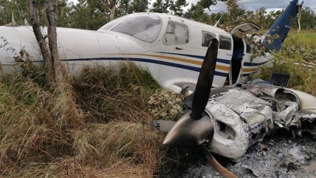 The plane wreckage was found in dense forest.