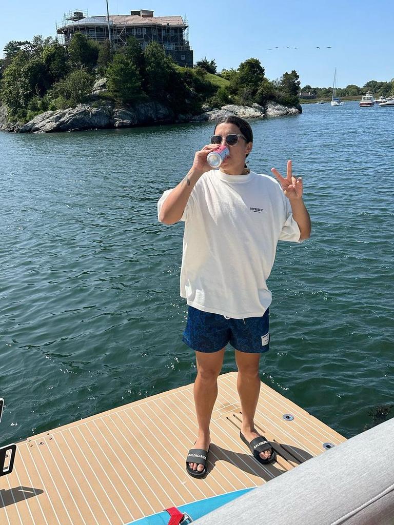 Kerr shared pictures of the couple’s weekend enjoying the sunshine for her 30th birthday. Picture: Instagram