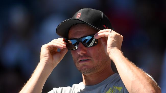 Hewitt failed to put the issue to bed on Tuesday. (AAP Image/Lukas Coch)