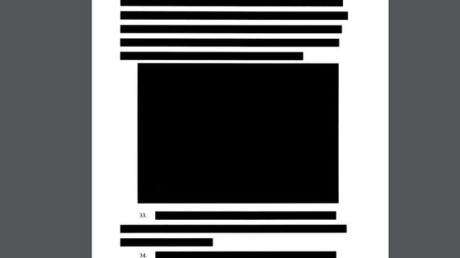 There was a lot of redaction in the FBI affidavit.