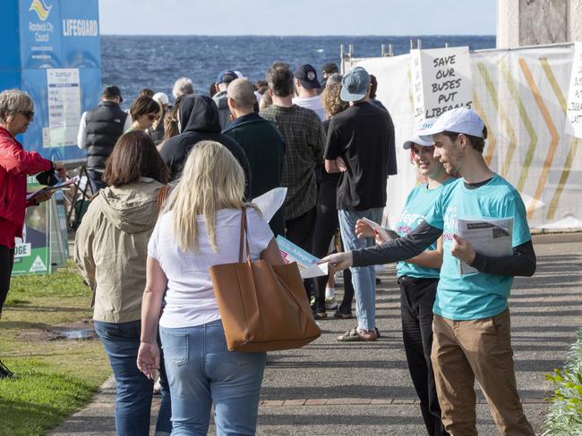 Tom Rogers from the AEC said a record number Australians voted ahead of election day. Picture: NCA NewsWire / Monique Harmer