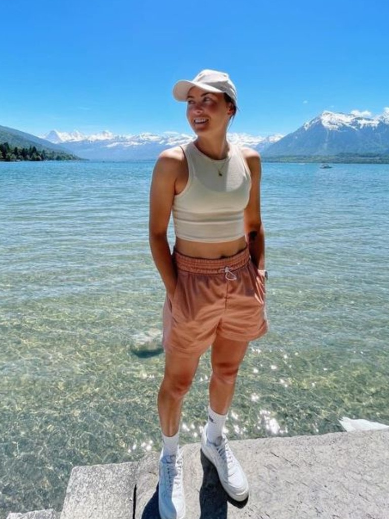 Caitlin Foord loves to travel around the world. Picture: Instagram