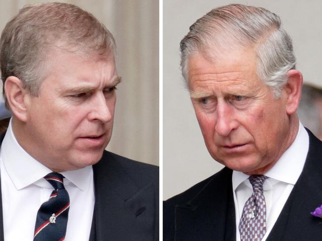 Prince Andrew and Prince Charles.