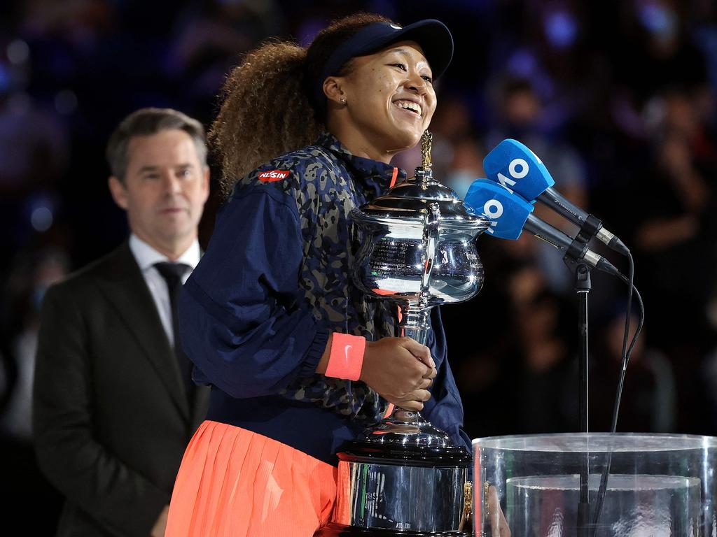 Modig Indsigtsfuld Australsk person Australian Open 2021: Naomi Osaka cringeworthy video, acceptance speech,  huge transformation, tennis news | news.com.au — Australia's leading news  site