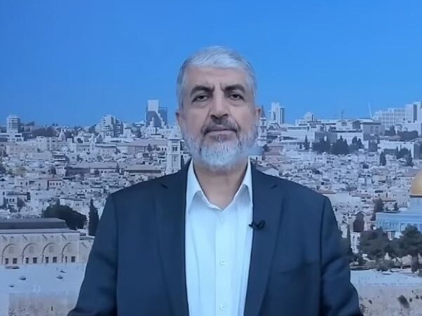 Khaled Meshaal – a former Hamas chief – has called for protests to take place across the Muslim world in support of the Palestinians. Picture: Supplied