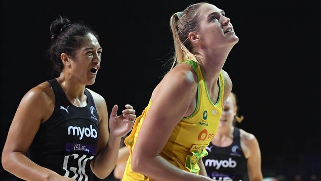 Caitlin Bassett hasn’t secured a contract with a Super Netball club for next season. Picture: Getty Images