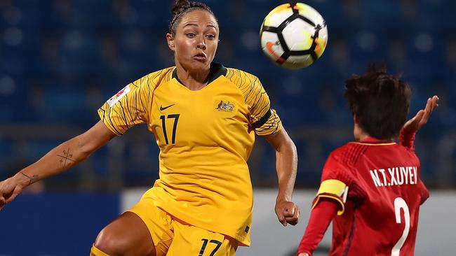 Kyah Simon is likely to find it tough getting back into the Matildas fold.