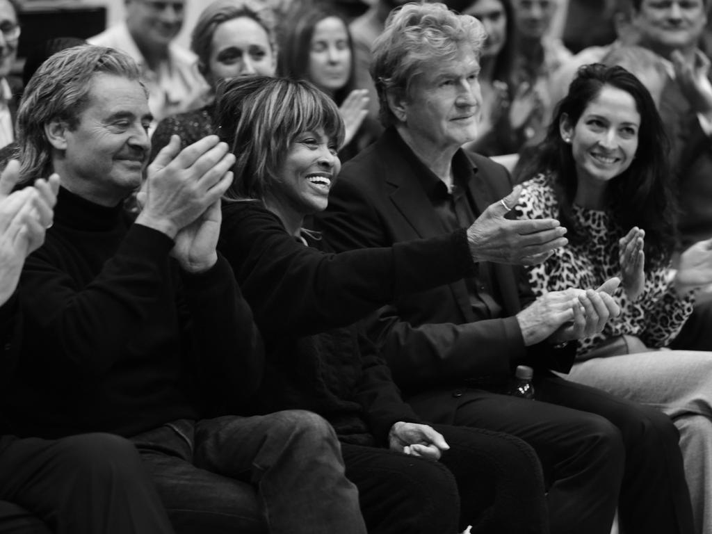 (from left) Erwin Bach, Tina Turner, Roger Davies and Tali Pelman. Picture: Hugo Glendinning