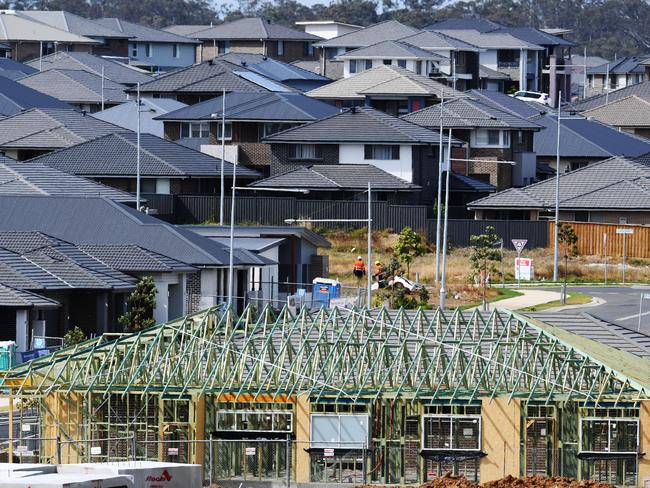 Homeowners who have bought in the past few years are most vulnerable, especially if they borrowed 90 per cent of the value of their loan. Picture: Brendan Esposito/AAP