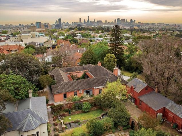 The wealthy suburb of Toorak.