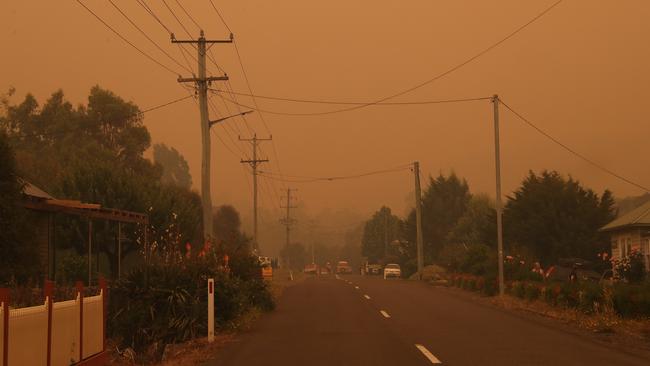 Township of Westerway about 2pm. Picture: NIKKI DAVIS-JONES