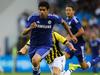 ARNHEM, NETHERLANDS - JULY 30: Diego Costa of Chelsea gets past Jan-Arie van der Heijden of Vitesse during the pre season friendly match between Vitesse Arnhem and Chelsea at the Gelredome Stadium on July 30, 2014 in Arnhem, Netherlands. (Photo by Dean Mouhtaropoulos/Getty Images)